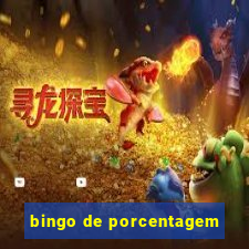 bingo de porcentagem